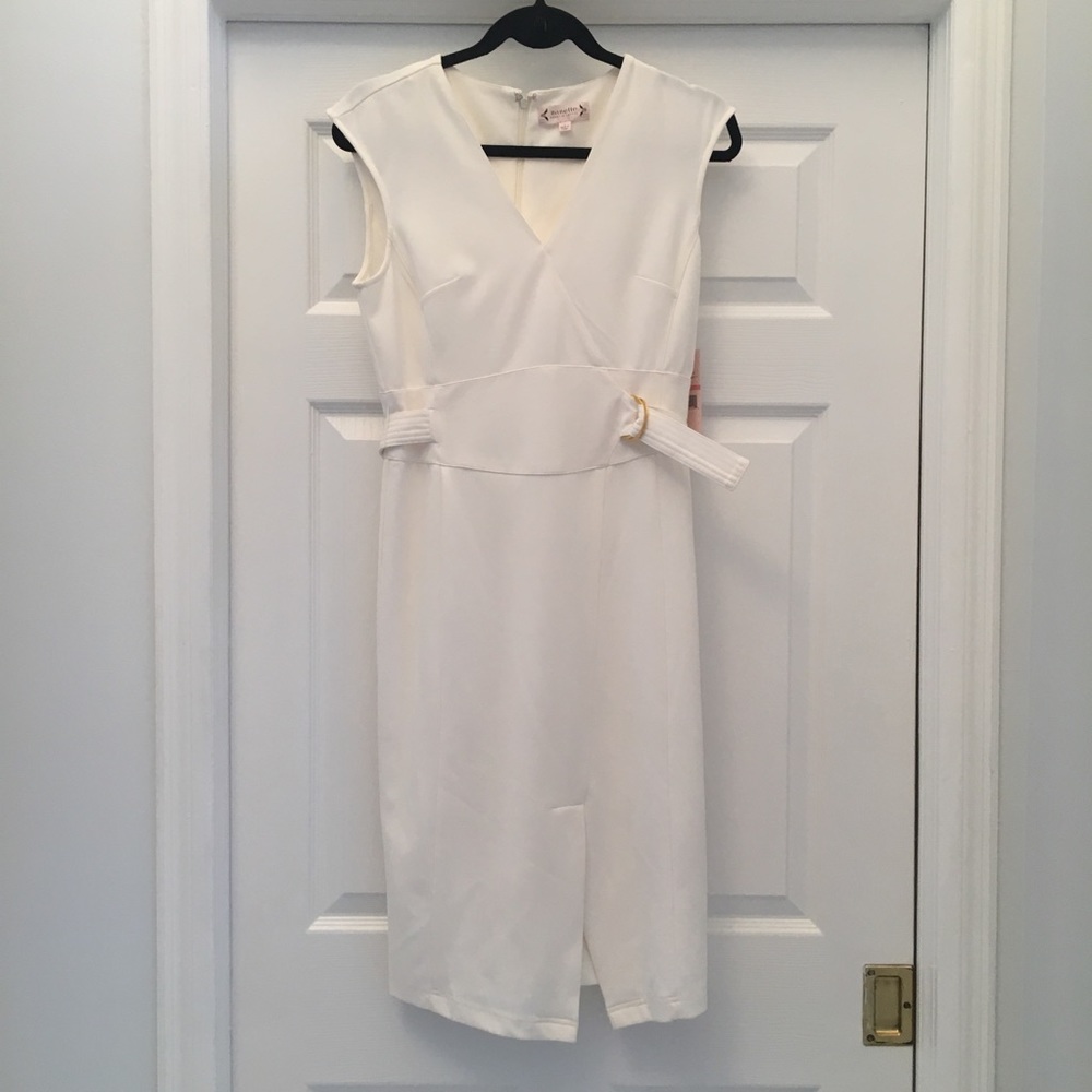 Sophisticated White Midi Dress